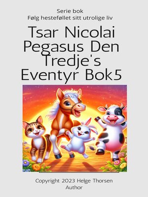 cover image of Tsar Nicolai Pegasus Den Tredje's Eventyr Bok 5
